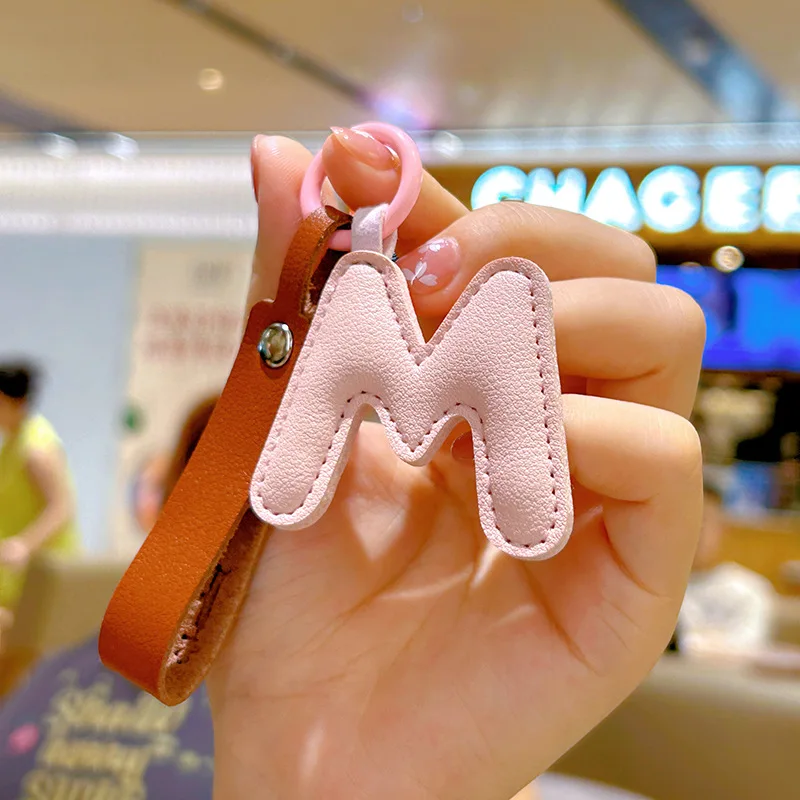 Monogram Keychain Leather - Женский брелок для ключей A-Z из