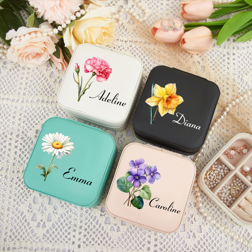 Personalized Name Box - Персонализированная шкатулка для украшений с именем,