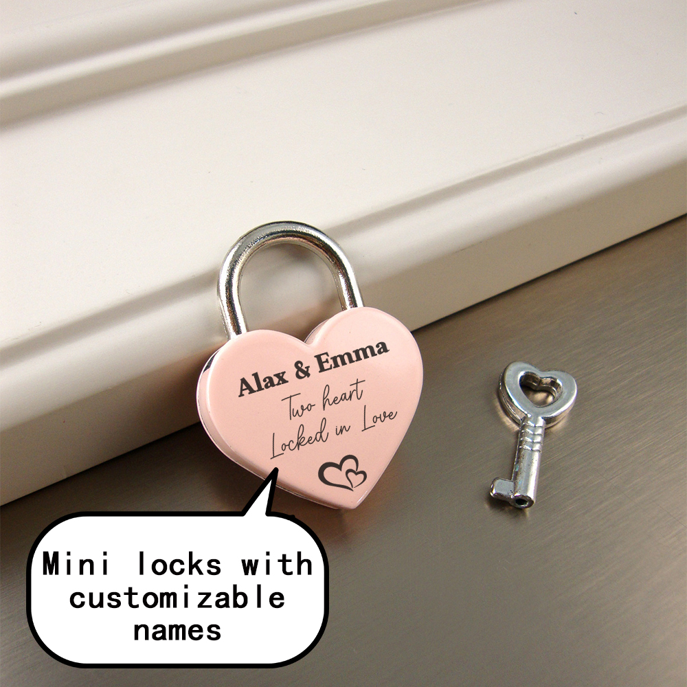 Personalized Name Box - 1 шт. старинный замок в винтажном