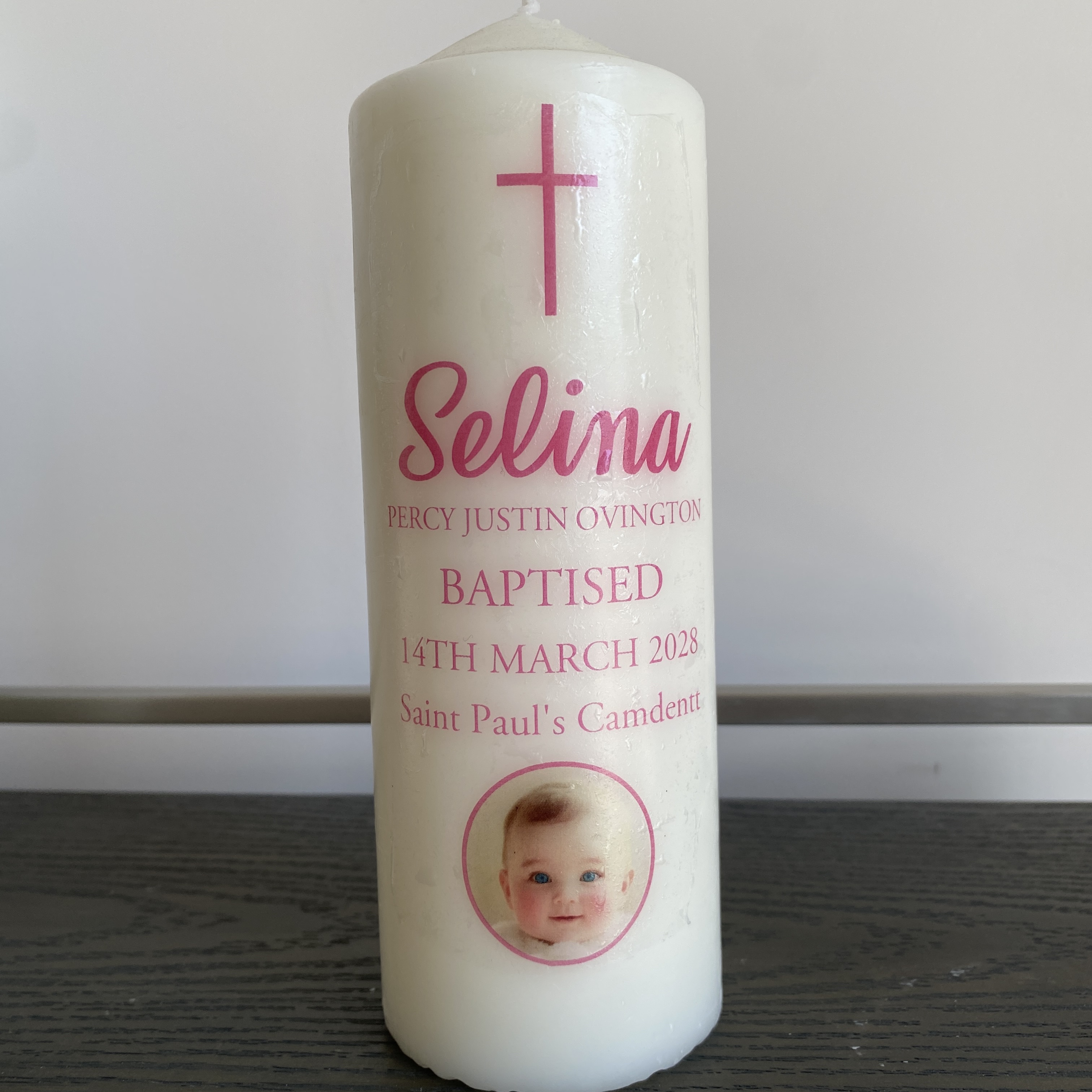 Personalised Candle Label - Персонализированные свадебные фото-наклейки, наклейки для свечей