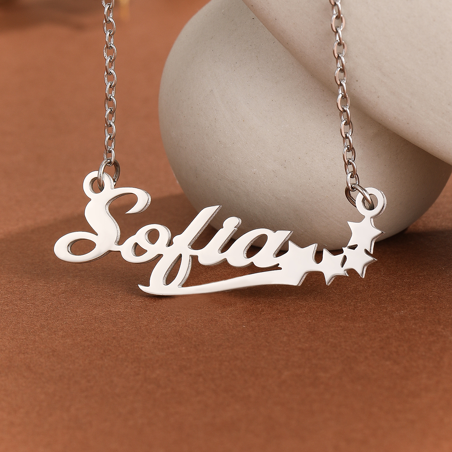 Name Necklace Custom - Ожерелье из нержавеющей стали с подвеской