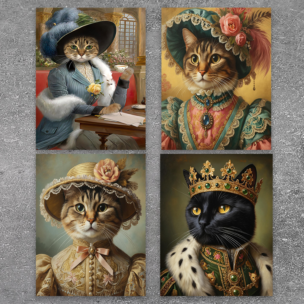 Pet Portrait Custom - 1 шт. безрамный постер с классическим