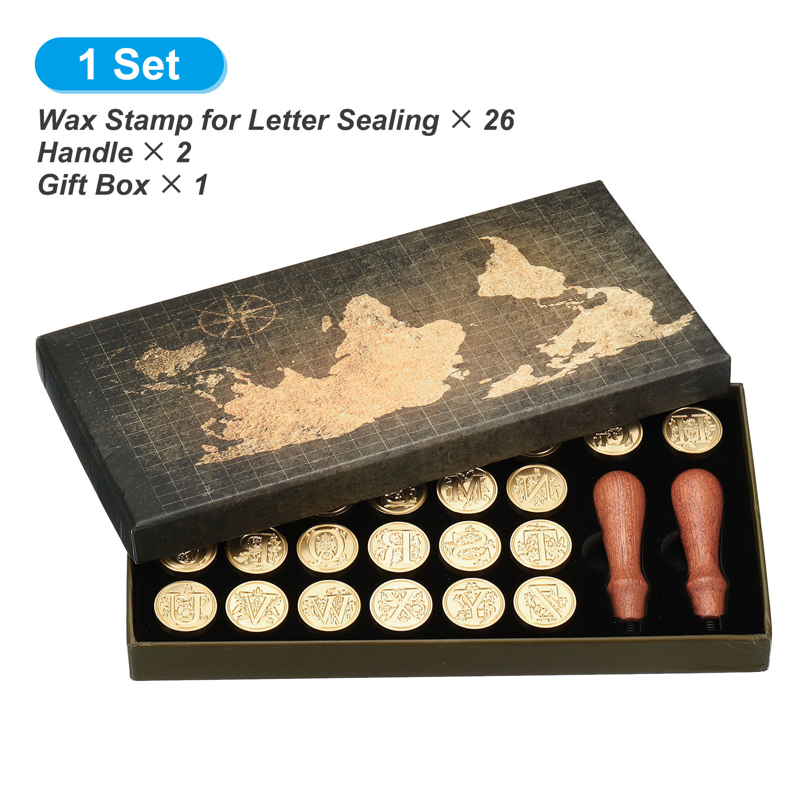 Wax Seal Letter Kit - Набор для восковой печати с буквами