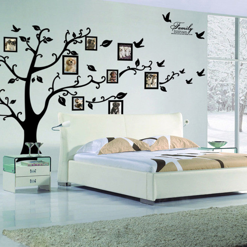 Family Tree Print - Большие фото-наклейки на стену из ПВХ: