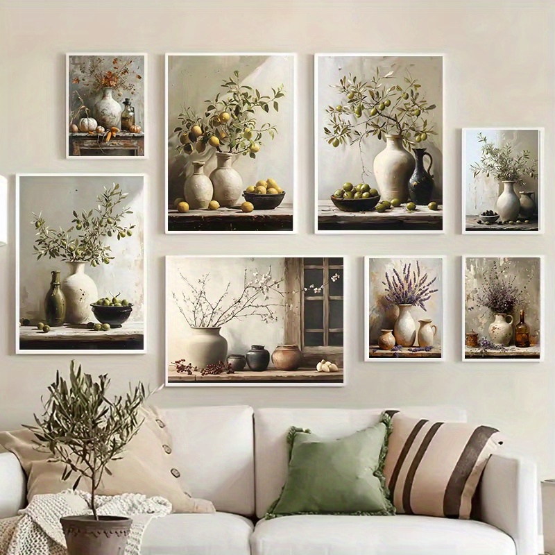 Family Tree Print - 1 шт. Безрамный ретро-постер с принтом: