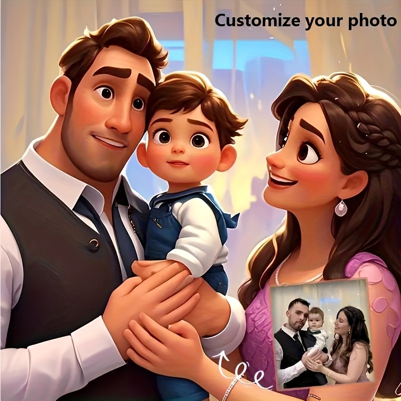 Pet Portrait Custom - Настраиваемый мультяшный портрет на холсте с