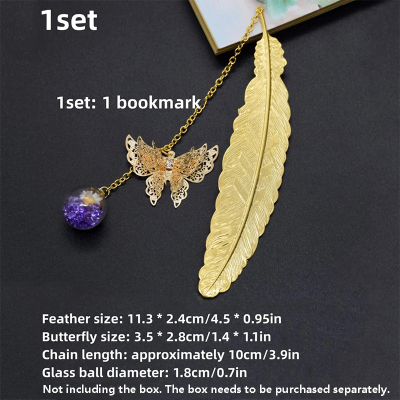 Dried Flower Bookmark - 1 шт. закладка в китайском стиле