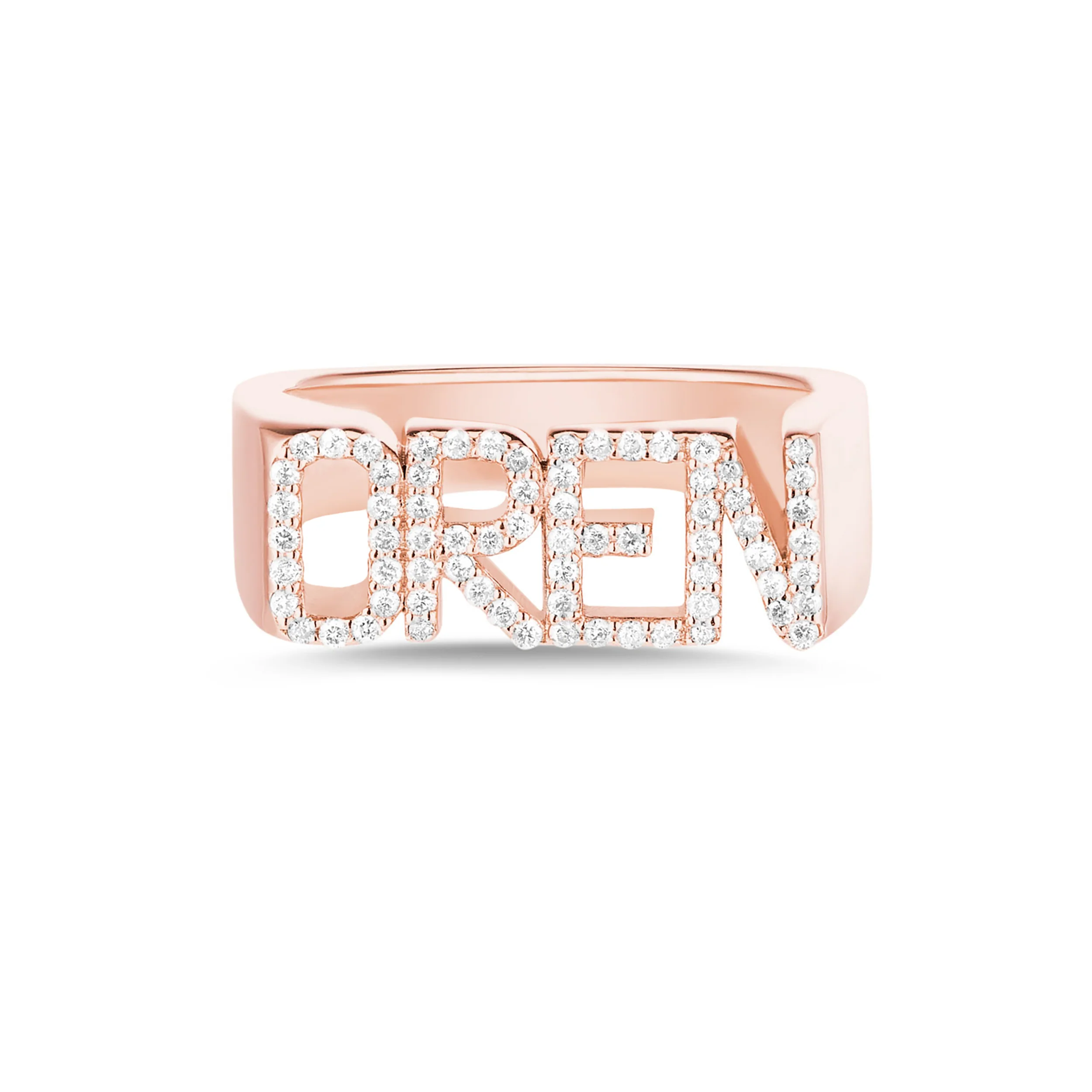 Initial Ring Custom - 3D-кольцо с именем на заказ, кольцо