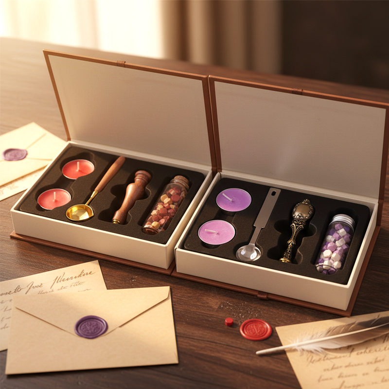 Wax Seal Letter Kit - Подарочный набор сургучных штампов с твердой