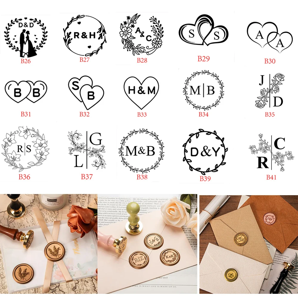 Wax Seal Letter Kit - Набор штампов с сургучной печатью на