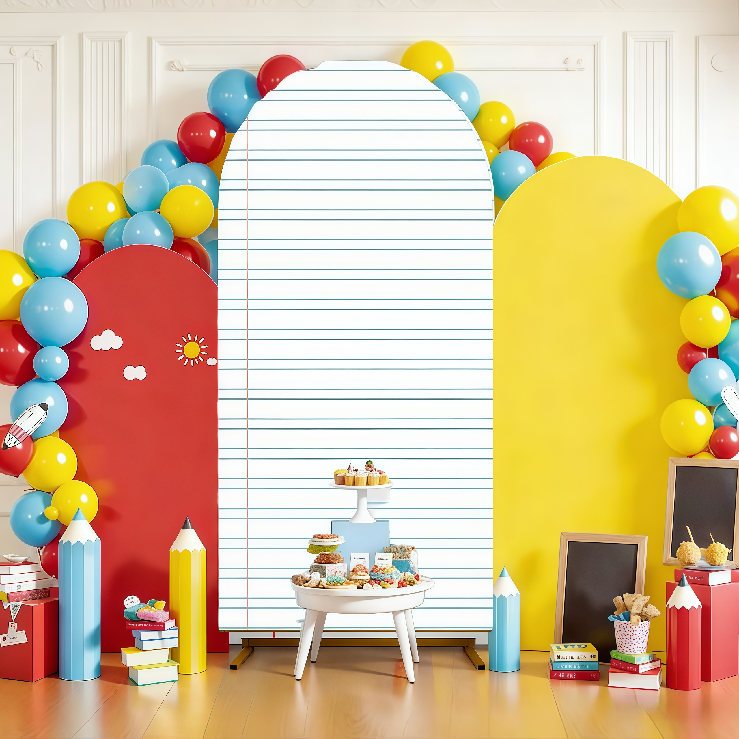 Custom Photo Book - Фон-арка для фотосессий: Декор для студии,