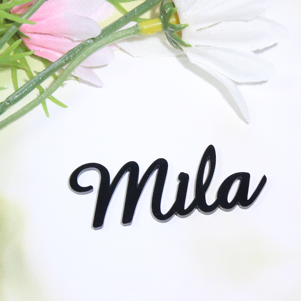 Personalized Name Box - 30/50/100 шт. персонализированная именная бирка, акриловые