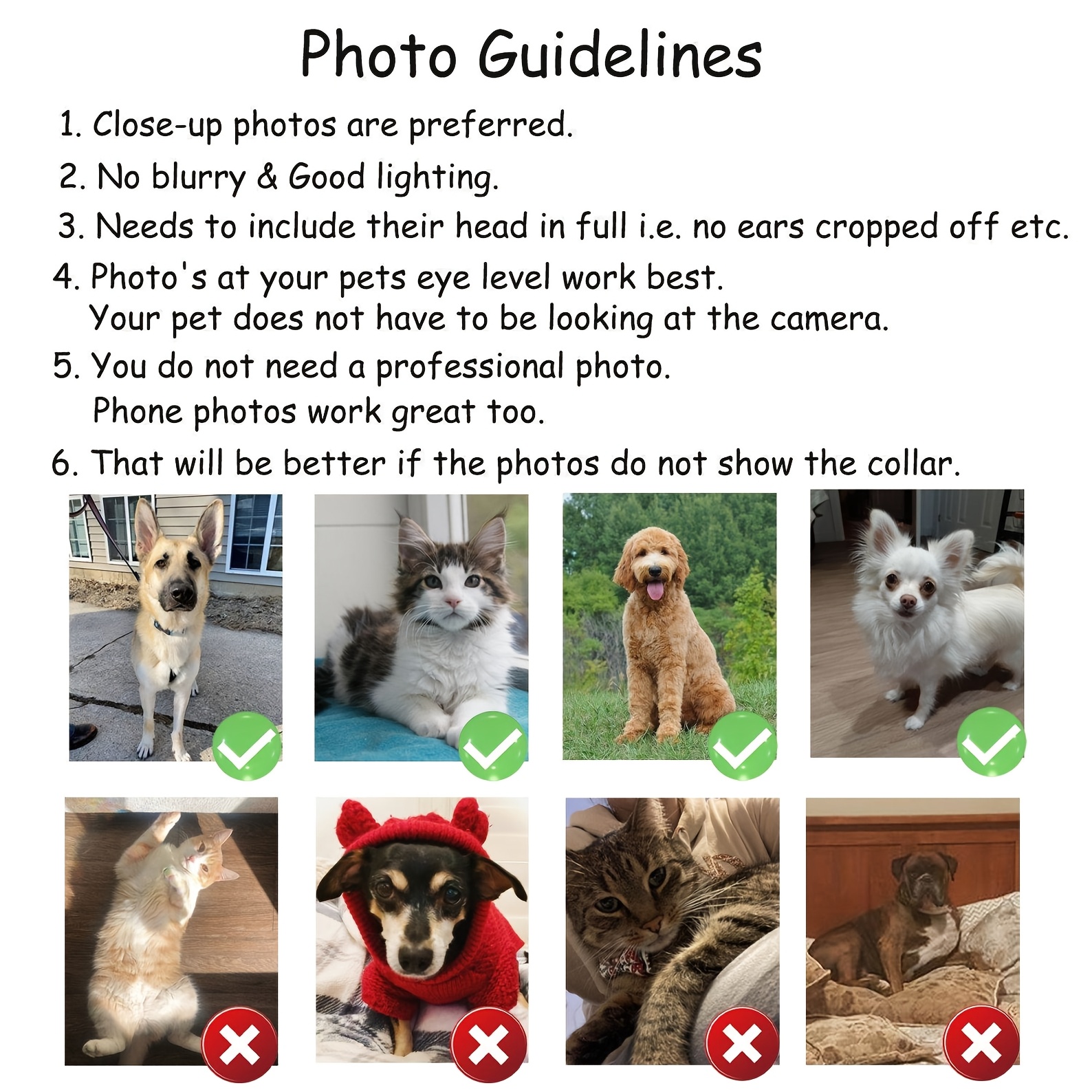 1 шт. Персонализированная 2D-к – обзор и цена Pet Portrait Custom