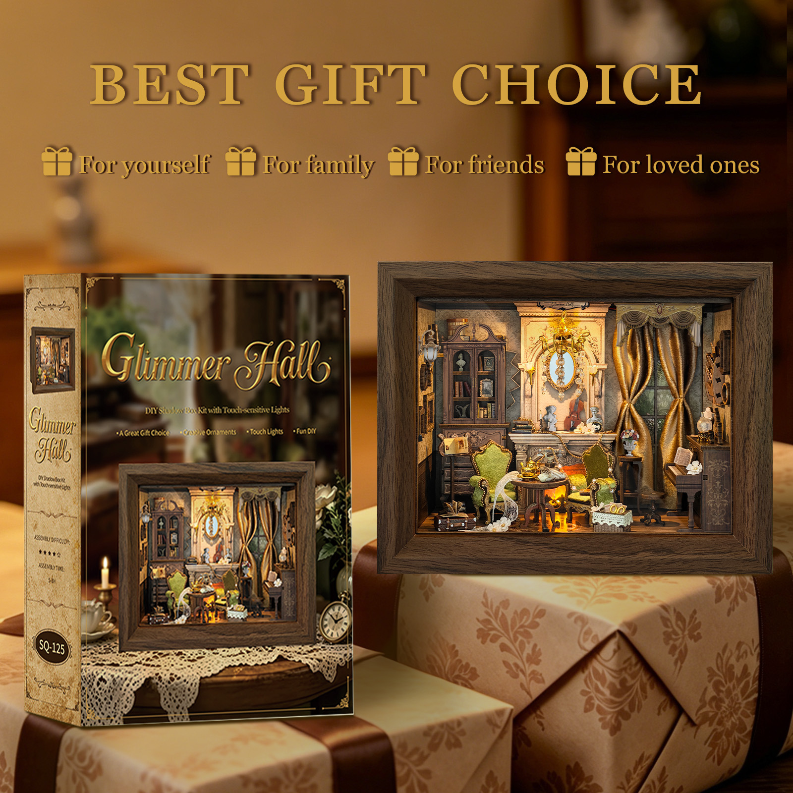 Деревянный миниатюрный домик-ф – обзор и цена Engraved Wood Frame