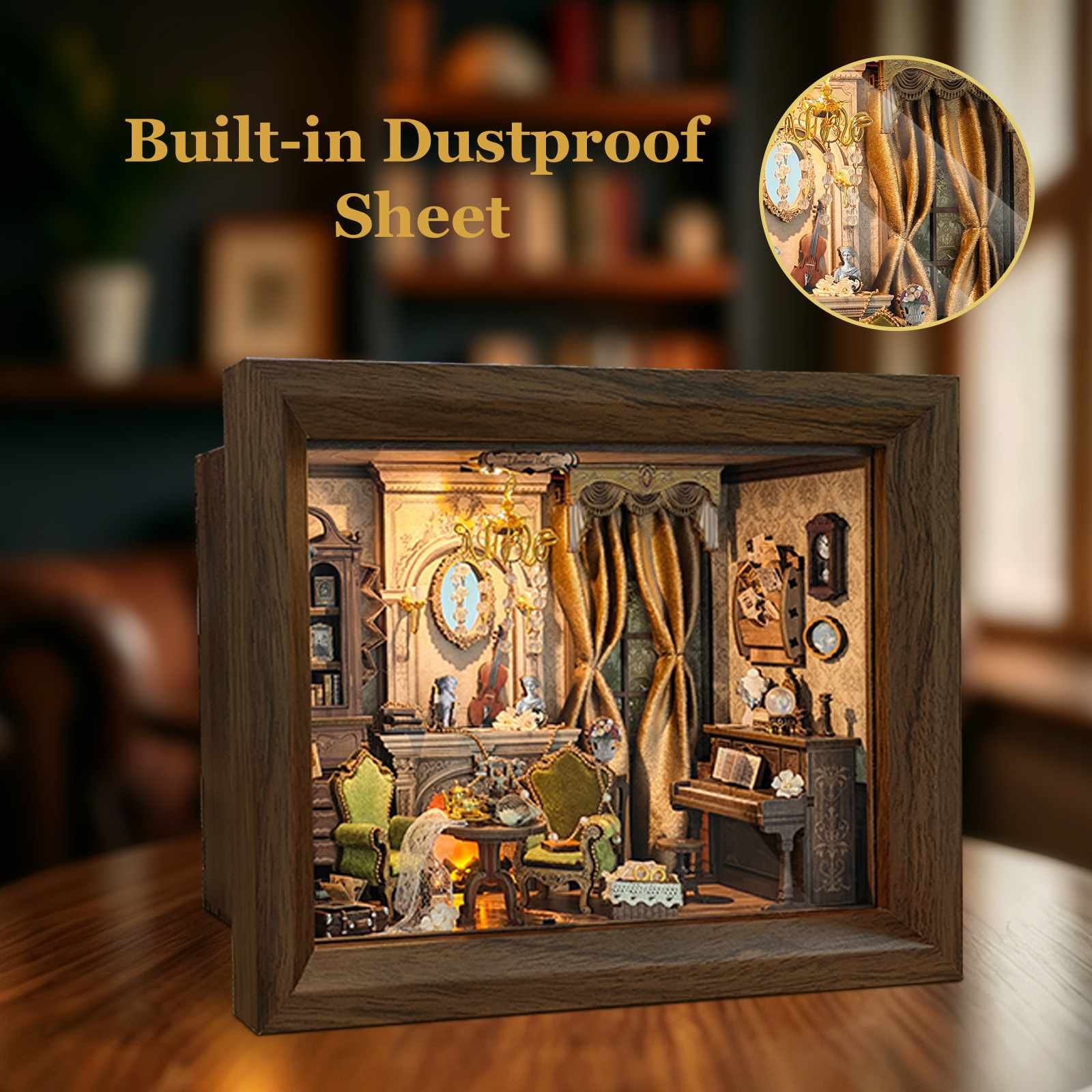 Деревянный миниатюрный домик-ф – обзор и цена Engraved Wood Frame