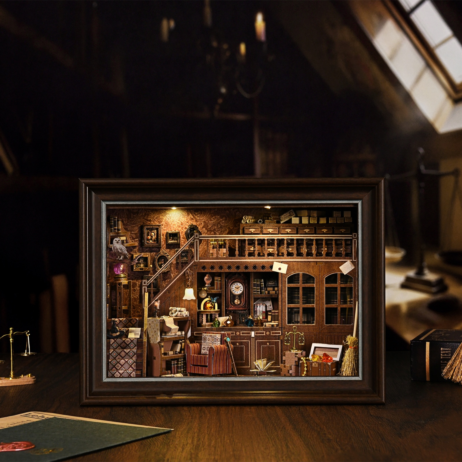 Набор для создания книжного уг – обзор и цена Engraved Wood Frame