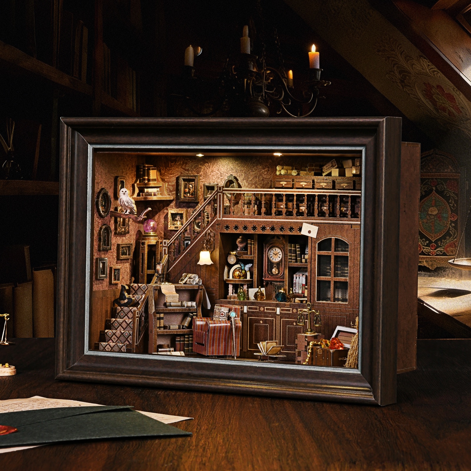 Набор для создания книжного уг – обзор и цена Engraved Wood Frame