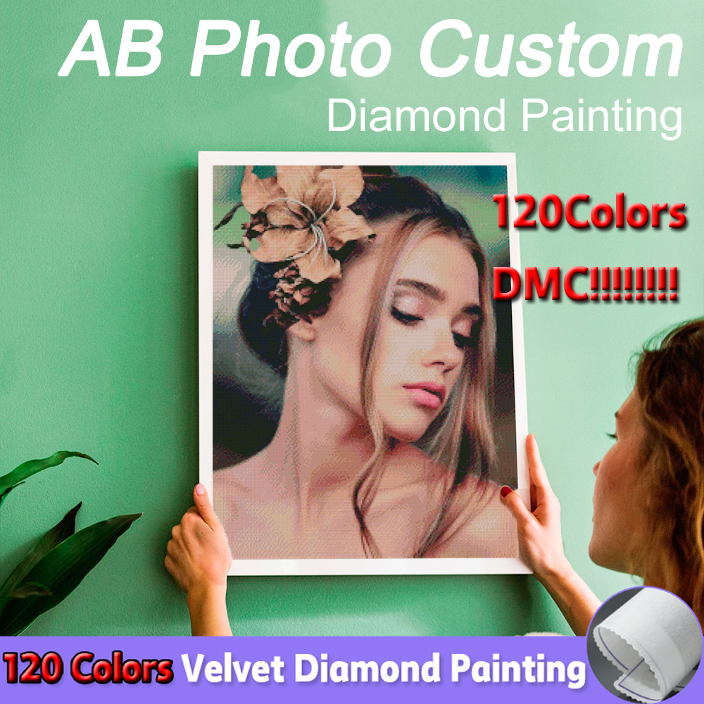 120 цветов алмазная живопись н – обзор и цена Photo Mosaic Print