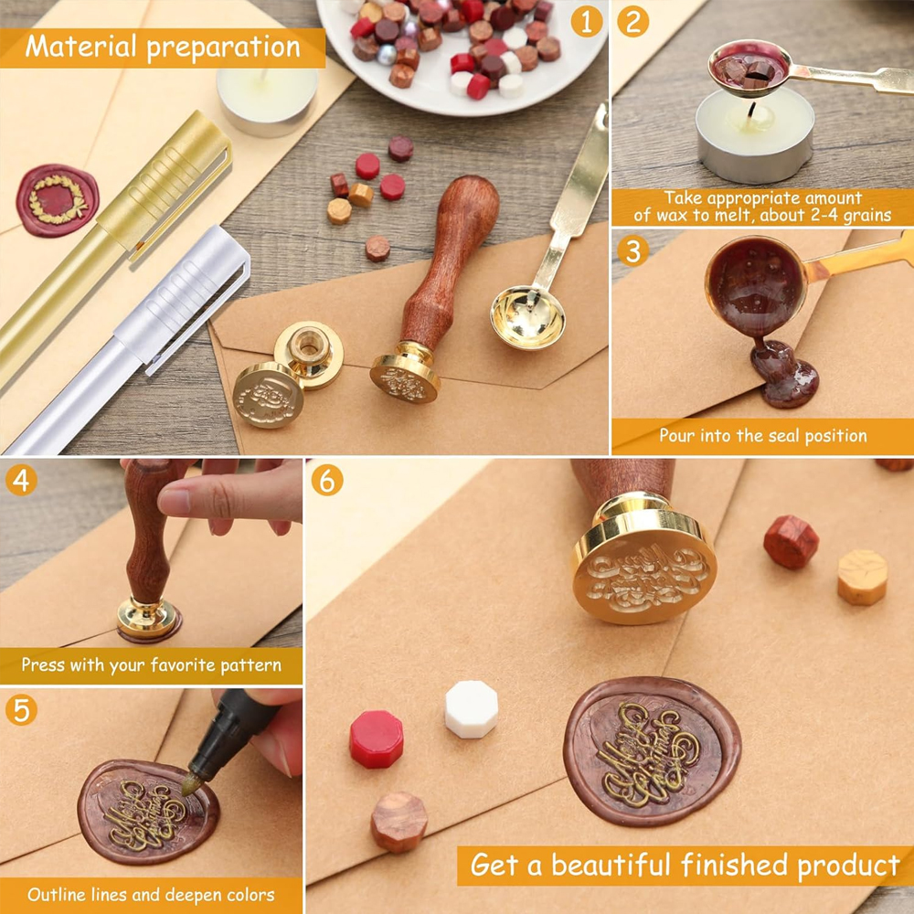 Набор для создания персонализи – обзор и цена Wax Seal Letter Kit