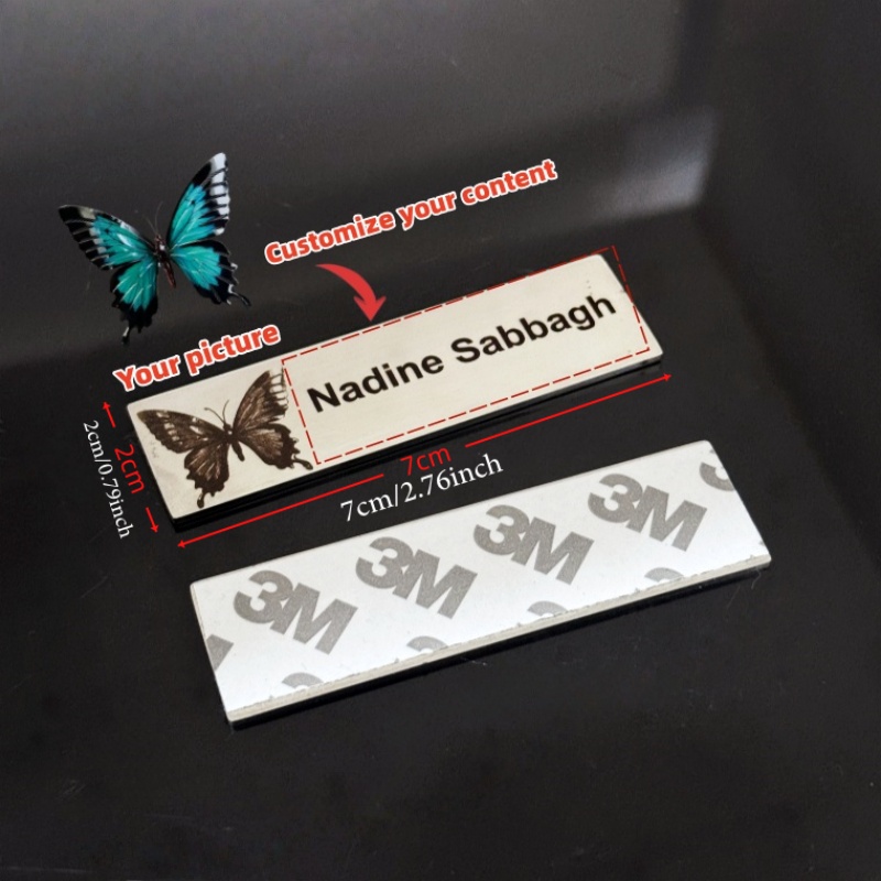 Металлическая именная табличка – обзор и цена Personalized Name Box
