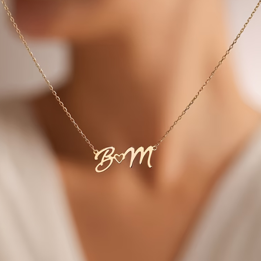 Ожерелья с именем на заказ для – обзор и цена Name Necklace Custom