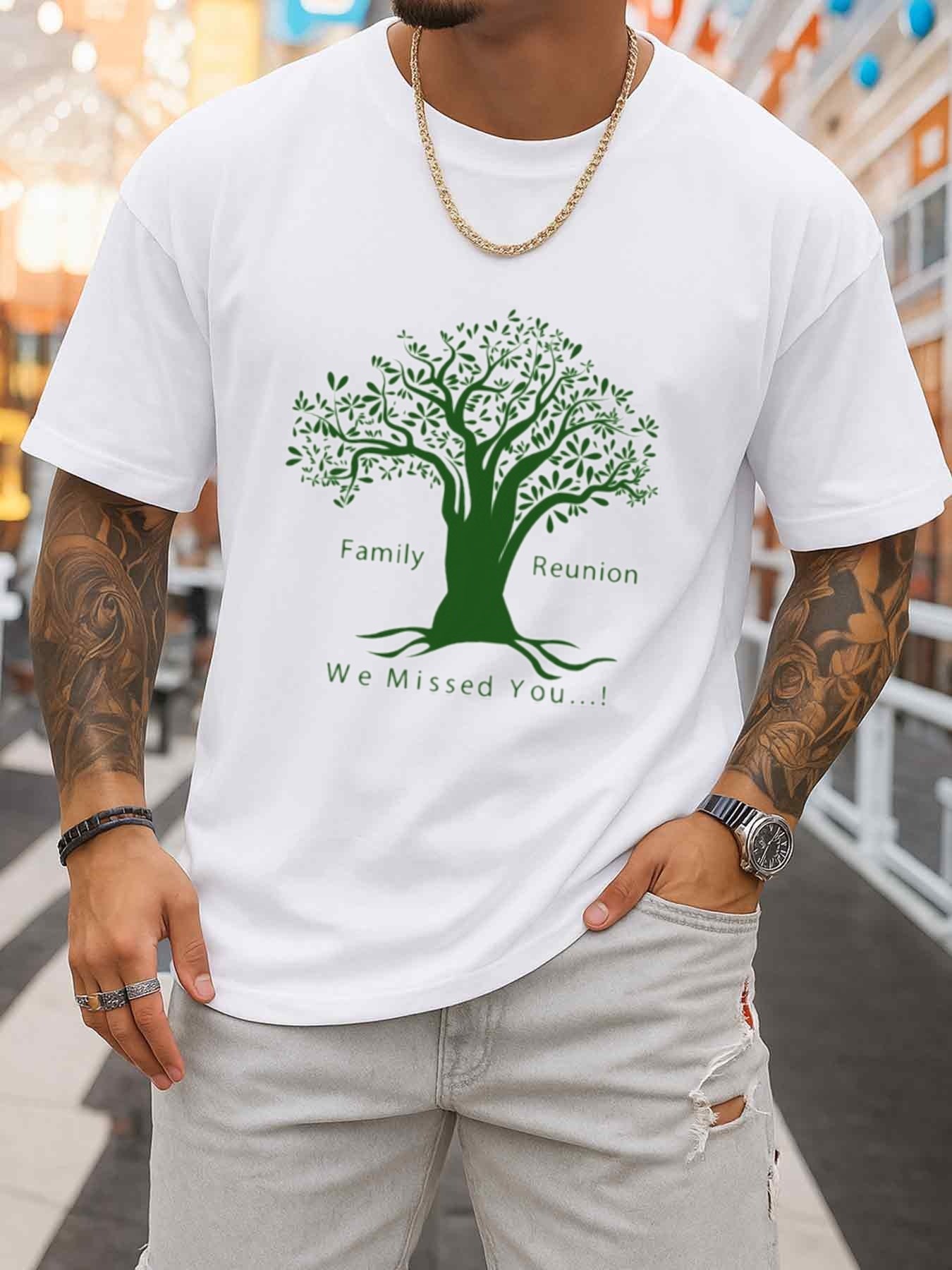 Мужская футболка с круглым выр – обзор и цена Family Tree Print