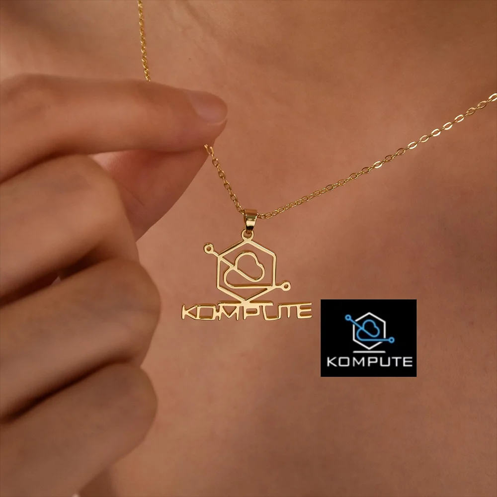 Ожерелье с логотипом компании  – обзор и цена Name Necklace Custom