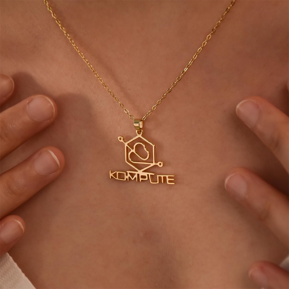Ожерелье с логотипом компании  – обзор и цена Name Necklace Custom