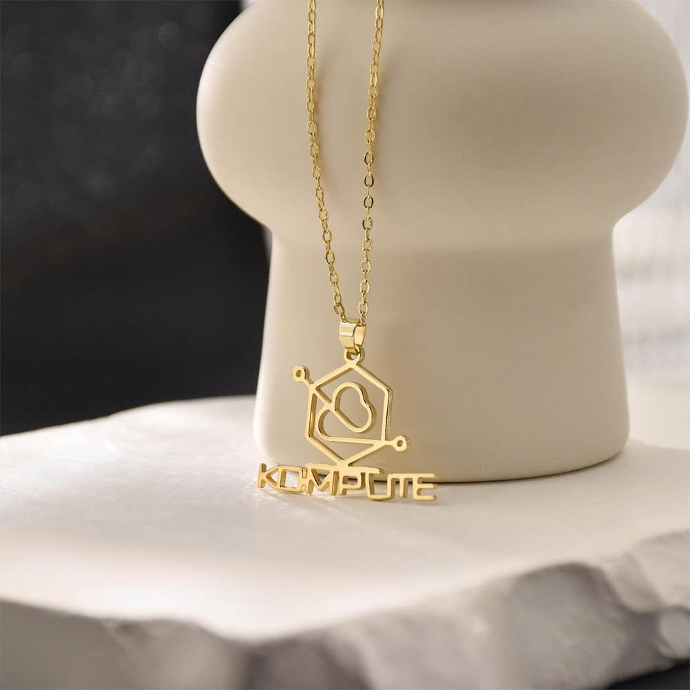 Ожерелье с логотипом компании  – обзор и цена Name Necklace Custom