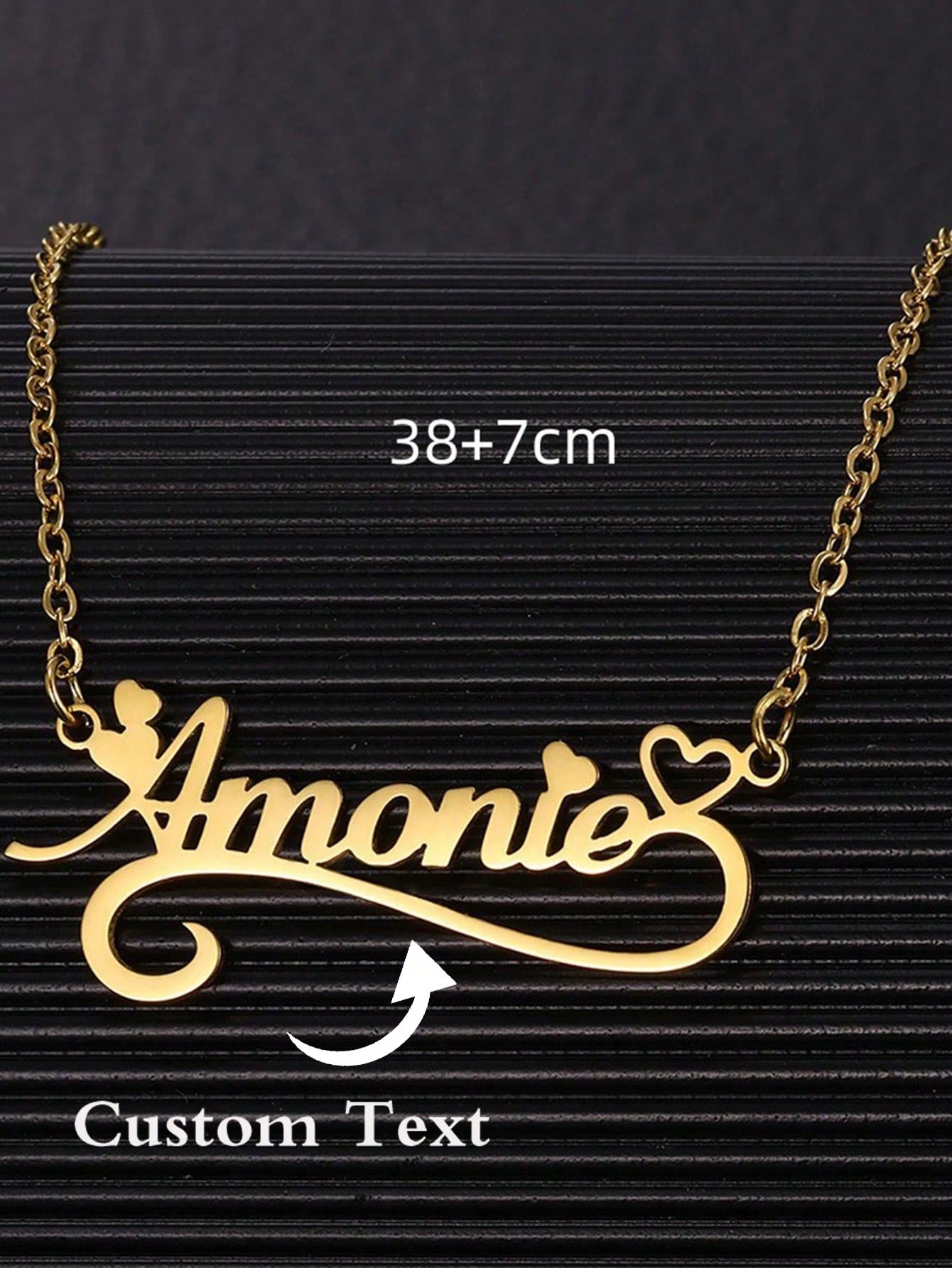 Ожерелье с полым сердцем женск – обзор и цена Name Necklace Custom