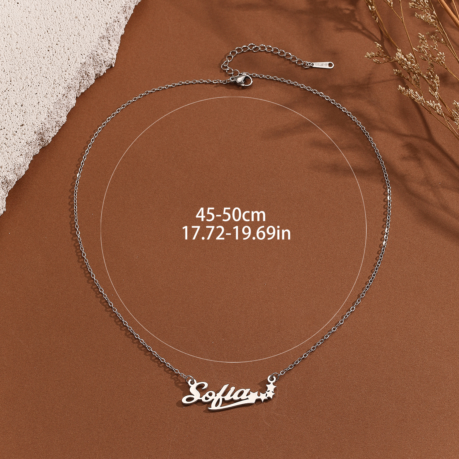 Ожерелье из нержавеющей стали  – обзор и цена Name Necklace Custom