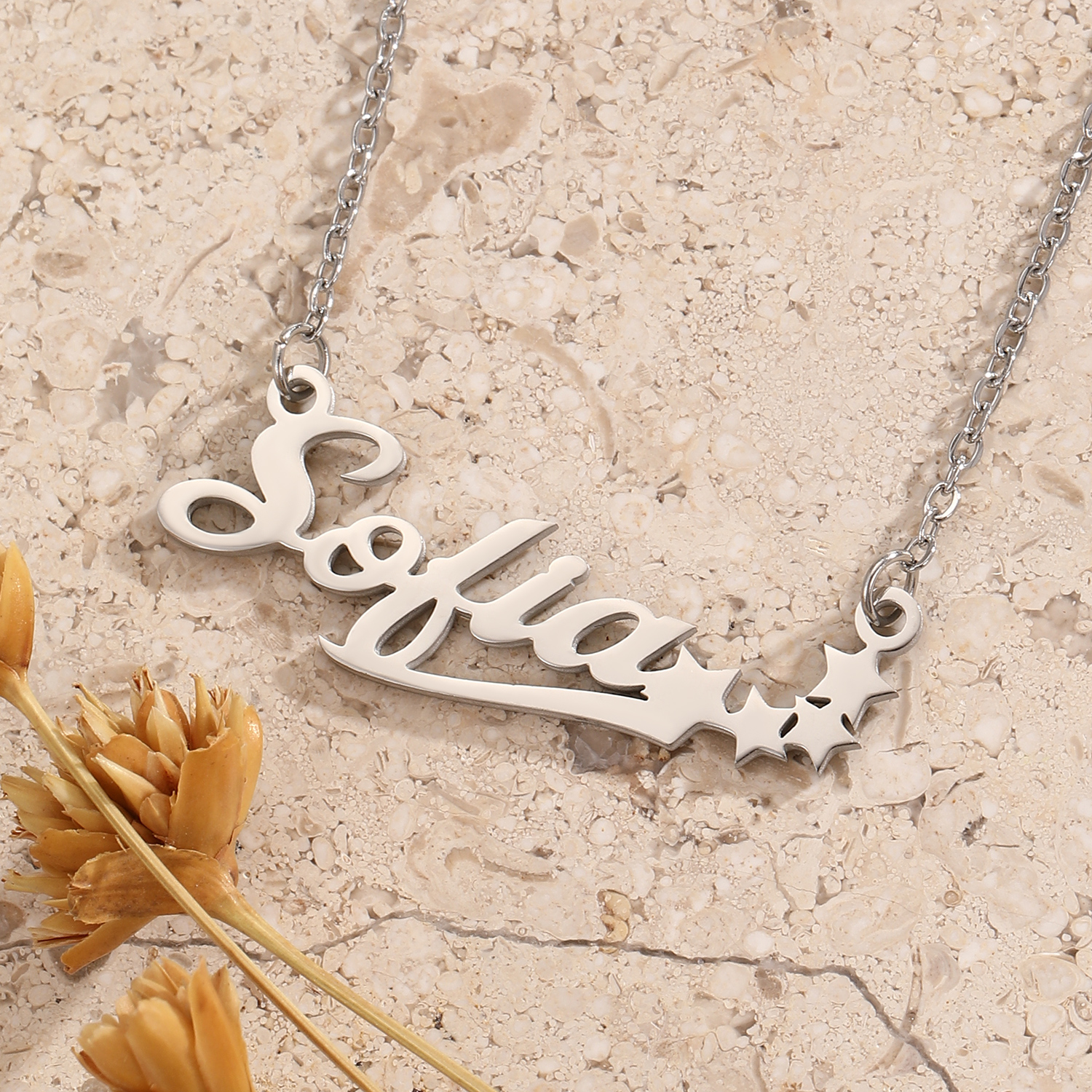 Ожерелье из нержавеющей стали  – обзор и цена Name Necklace Custom