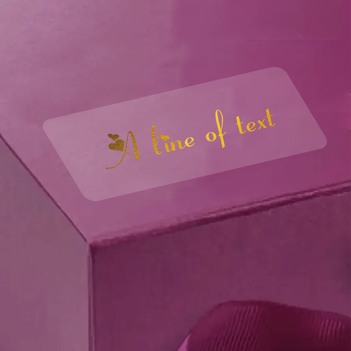 Прозрачные прямоугольные накле – обзор и цена Personalised Candle Label