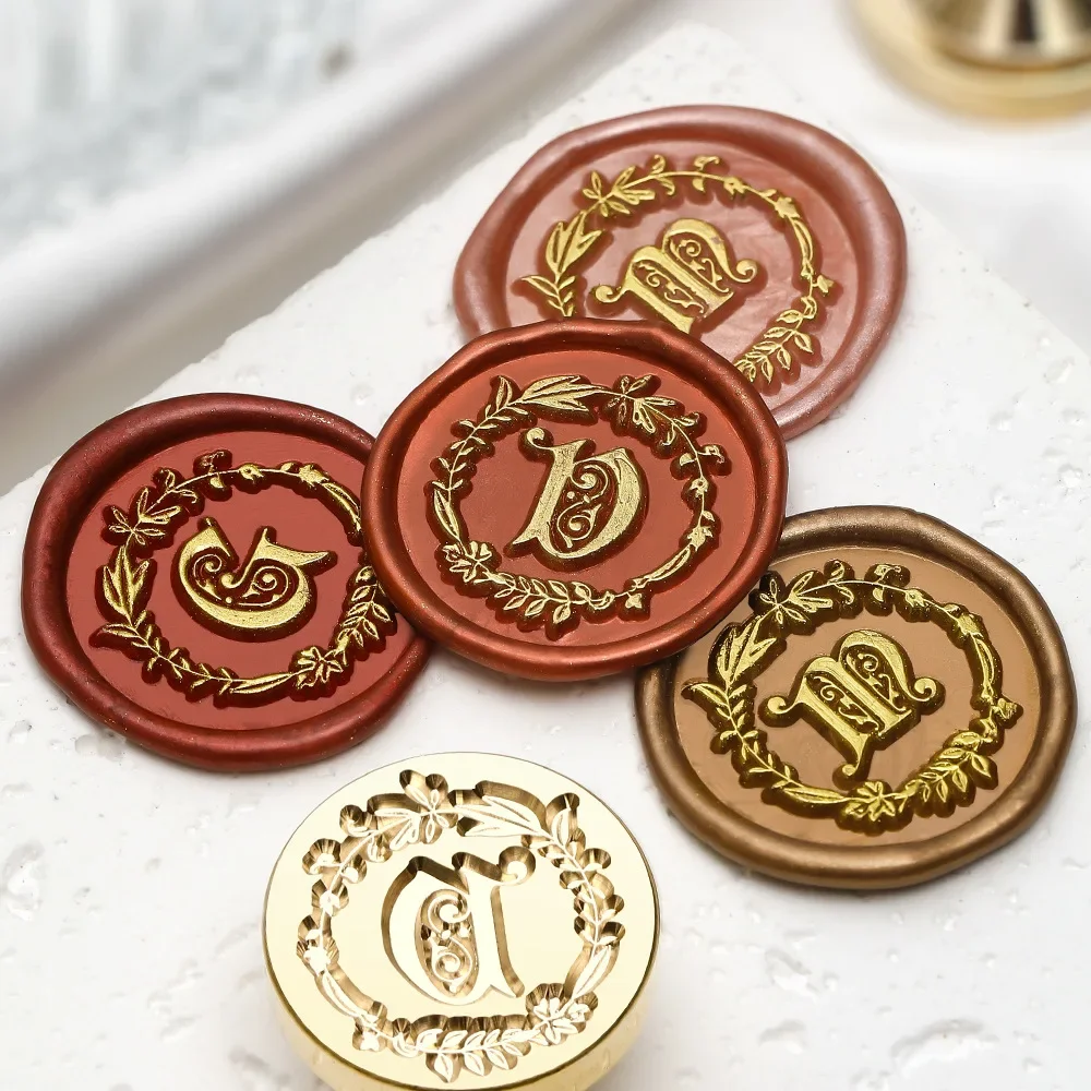 Цветочный венок, печать с букв – обзор и цена Wax Seal Letter Kit