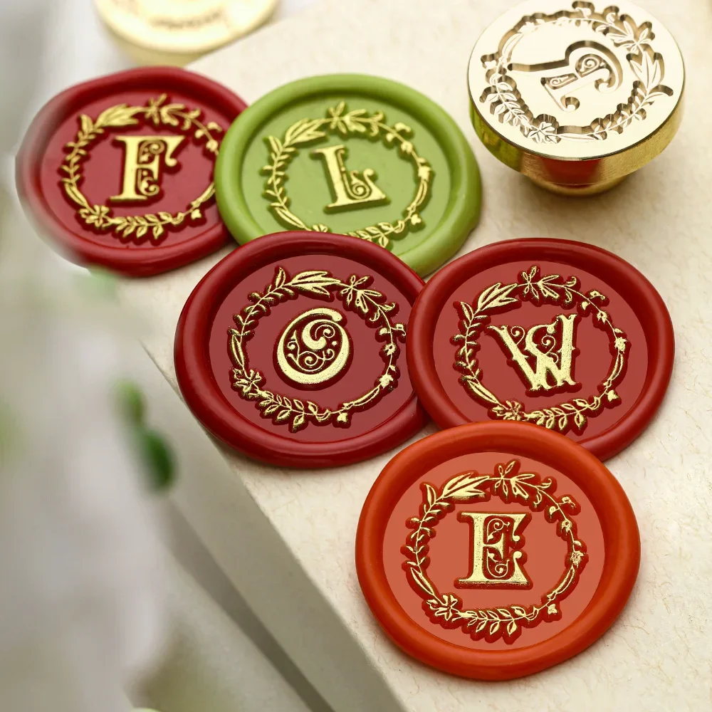 Цветочный венок, печать с букв – обзор и цена Wax Seal Letter Kit
