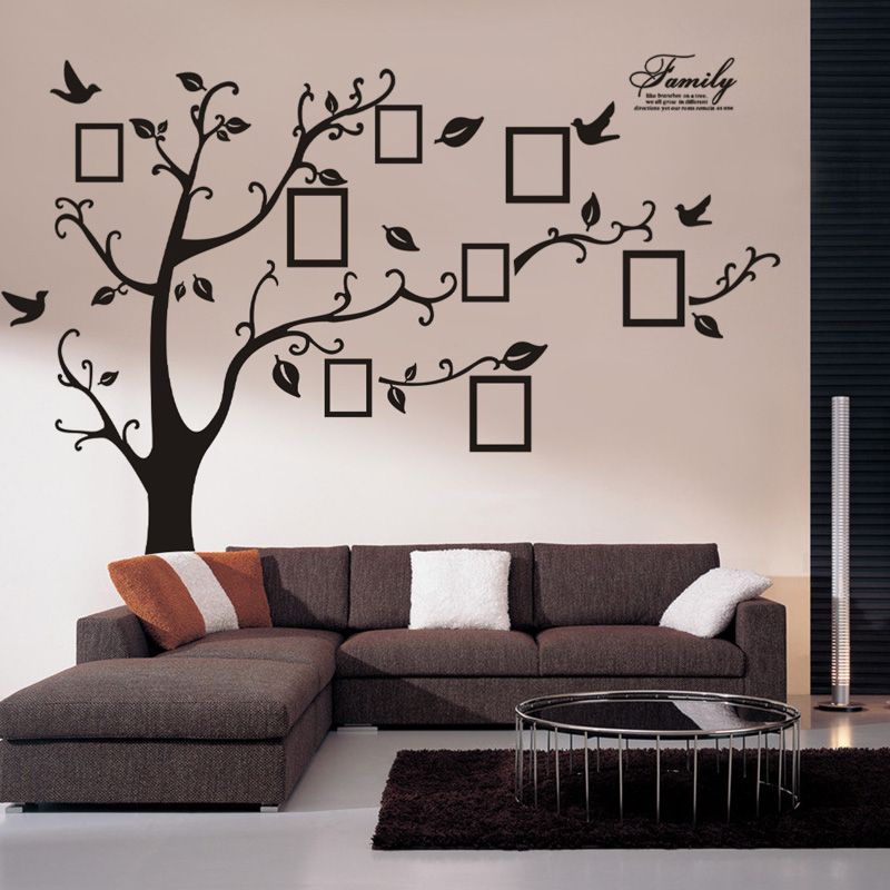 Большие фото-наклейки на стену – обзор и цена Family Tree Print