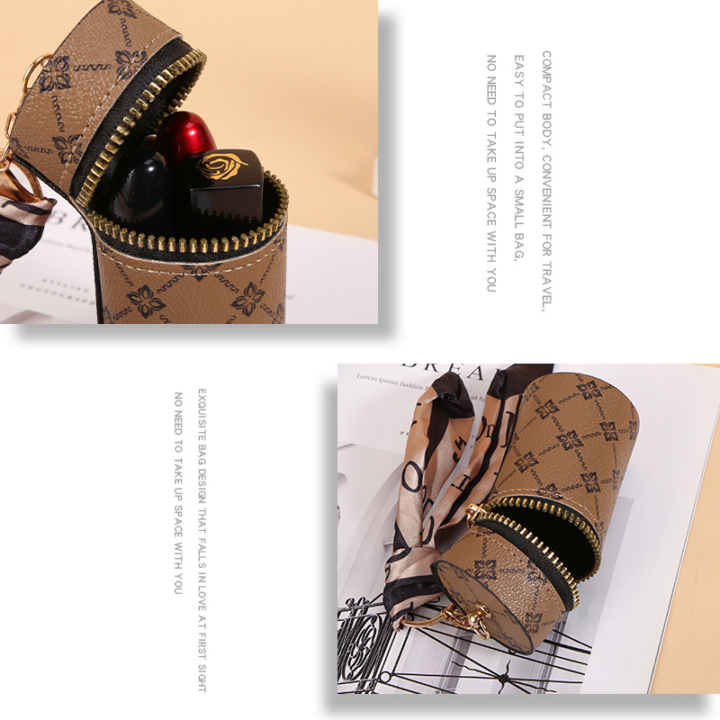 Брелок для губной помады с шар – обзор и цена Monogram Keychain Leather