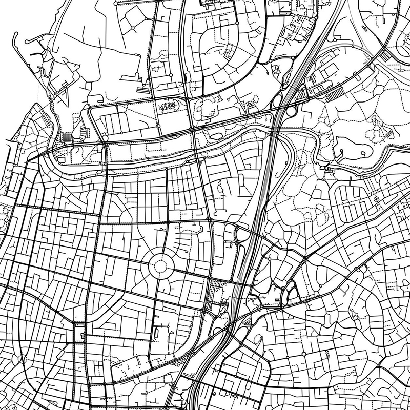 Карта Тель-Авив, печать, улица – обзор и цена Custom Star Map