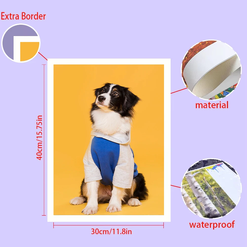 Печать на холсте с фото питомц – обзор и цена Pet Portrait Custom