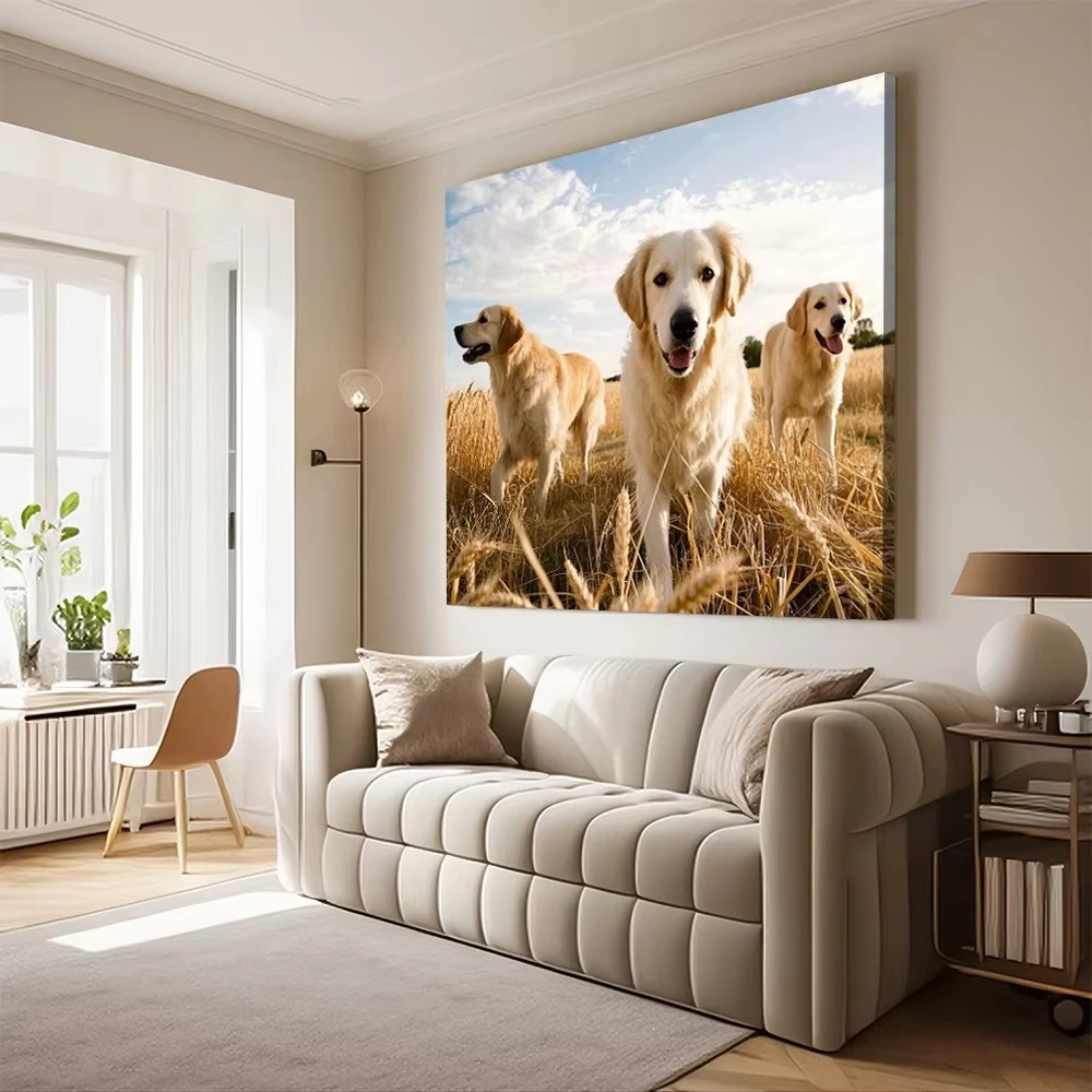 Печать на холсте с фото питомц – обзор и цена Pet Portrait Custom