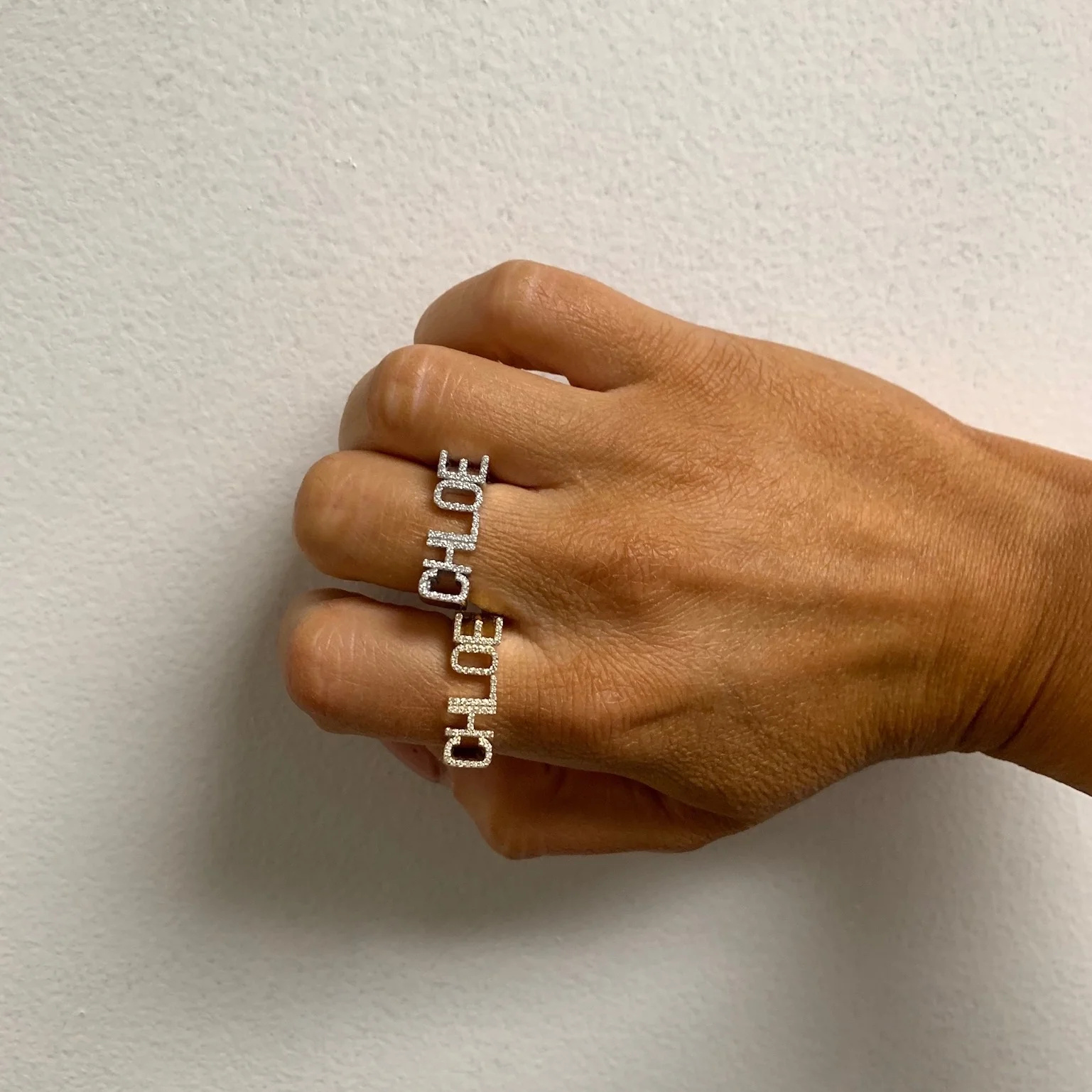 3D-кольцо с именем на заказ, к – обзор и цена Initial Ring Custom