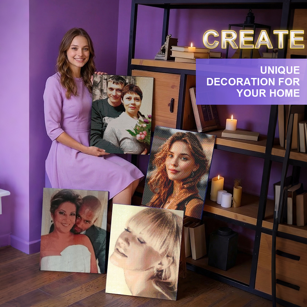 HUACAN 5d Diy Алмазная мозаика – обзор и цена Photo Mosaic Print