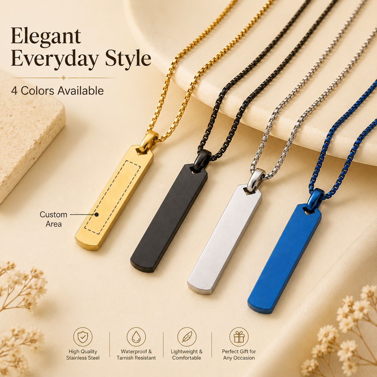Индивидуальное длинное колье-п – обзор и цена Name Necklace Custom