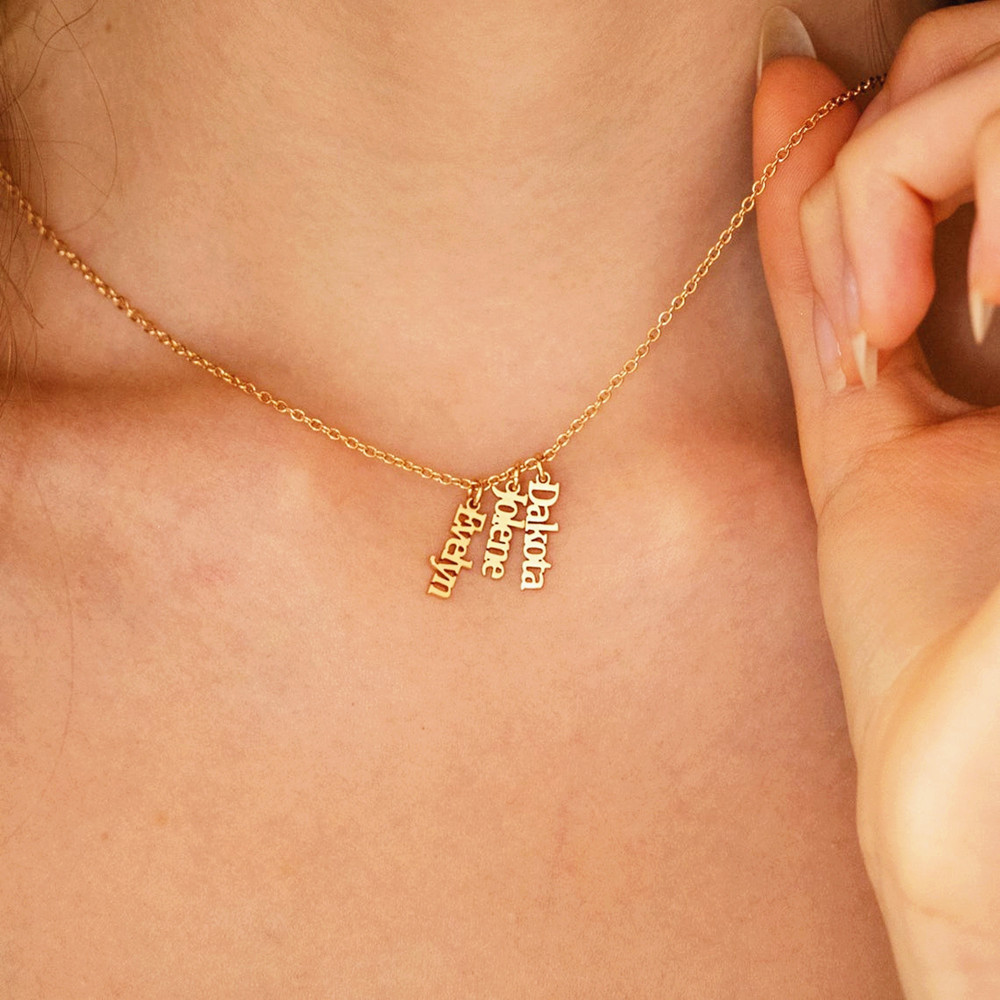 Ожерелье с несколькими именами – обзор и цена Birth Flower Necklace