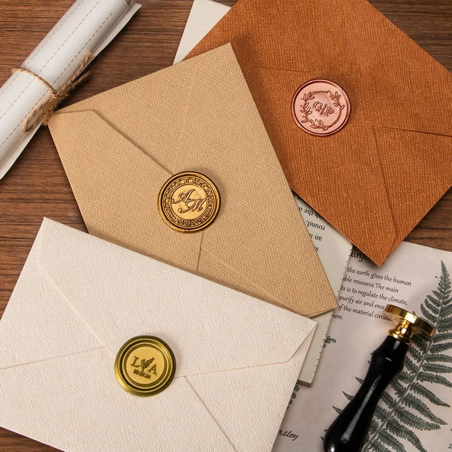 Набор штампов с сургучной печа – обзор и цена Wax Seal Letter Kit
