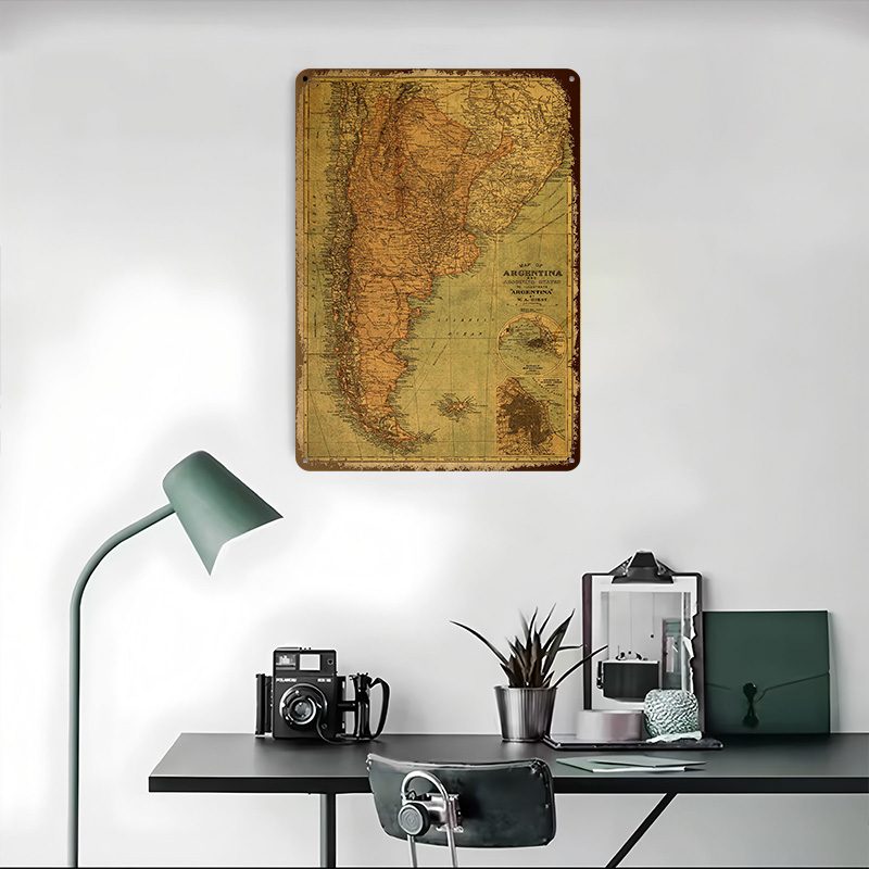 Винтажная карта Аргентины: жес – обзор и цена Custom Map Poster
