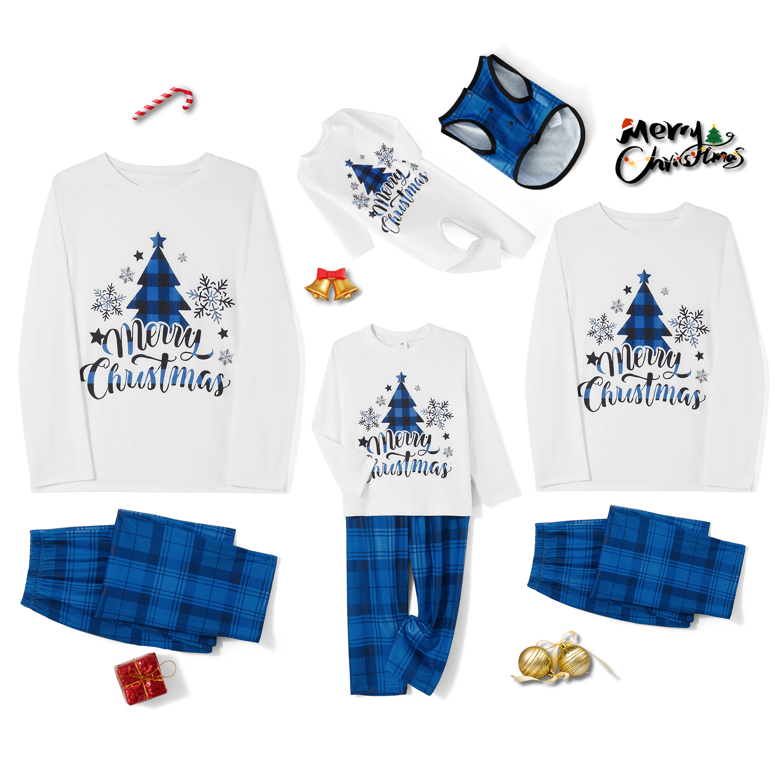 Одинаковые рождественские пижа – обзор и цена Family Tree Print