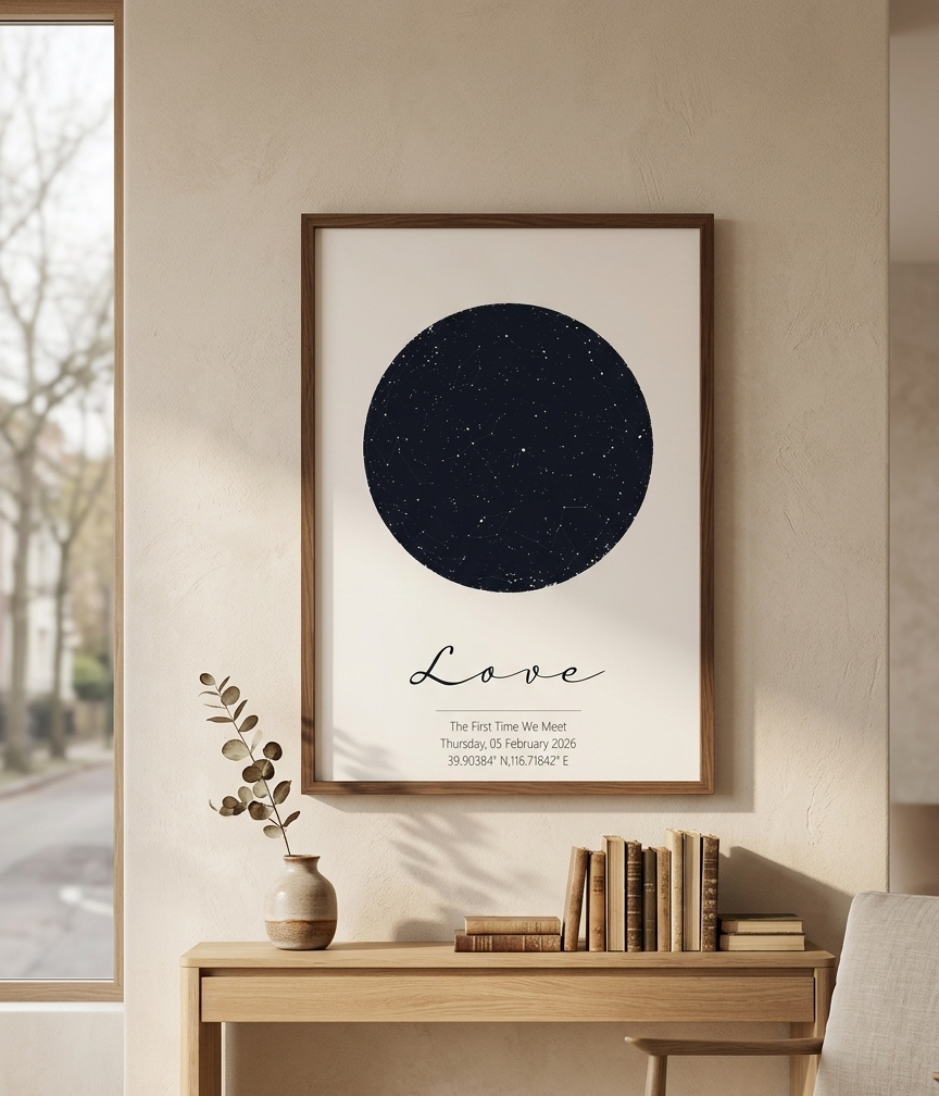 Персонализированная картина на – обзор и цена Custom Star Map