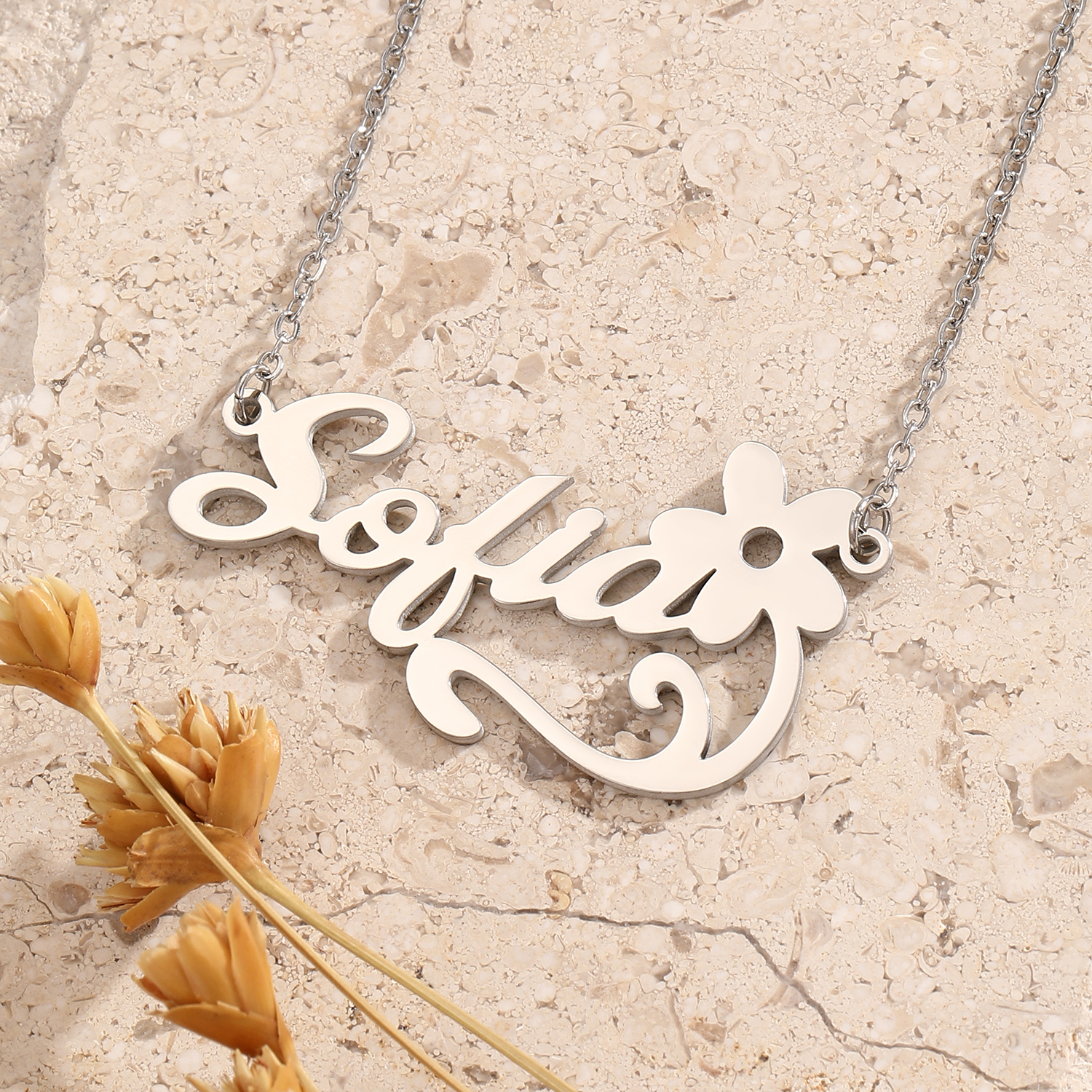 Цепочка с подвеской в виде бук – обзор и цена Name Necklace Custom