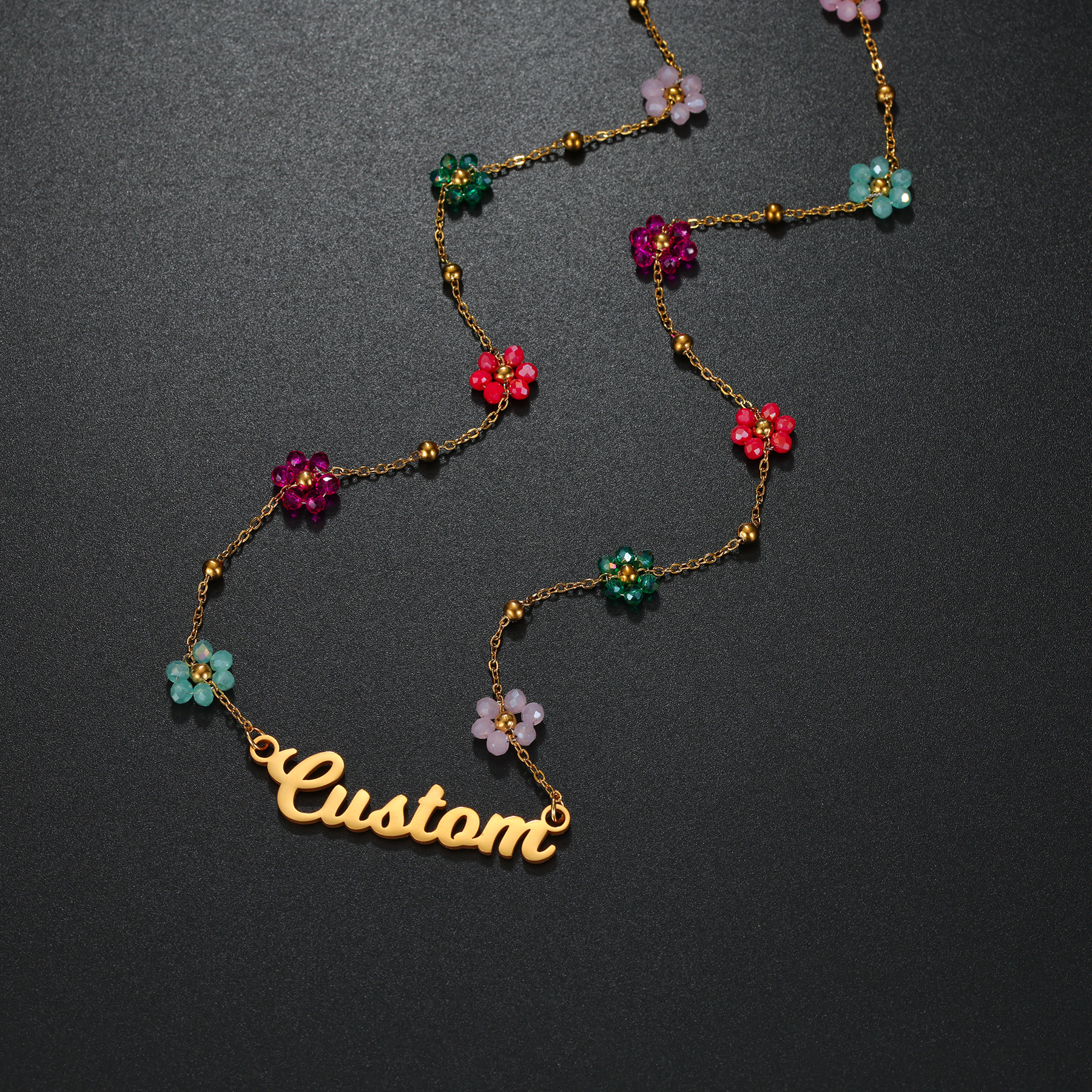 Набор украшений Atoztide с инд – обзор и цена Birth Flower Necklace